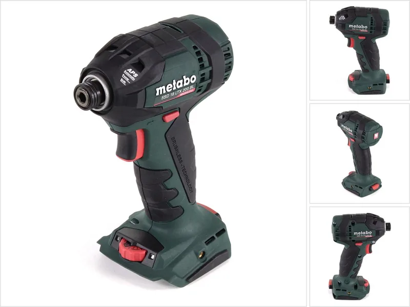 SSD 18 LTX 200 BL 18V Li-Ion accu slagschroevendraaier body - koolborstelloos van Metabo – productafbeelding
