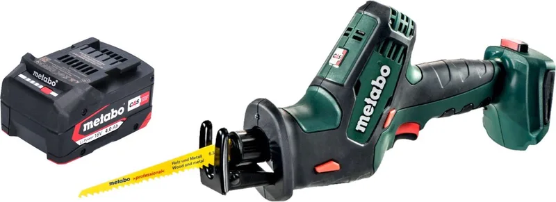 SSE 18 LTX Compact accu reciprozaag sabelszaag 18 V 13 mm + 1x accu 4,0 Ah - zonder oplader de Metabo – image du produit