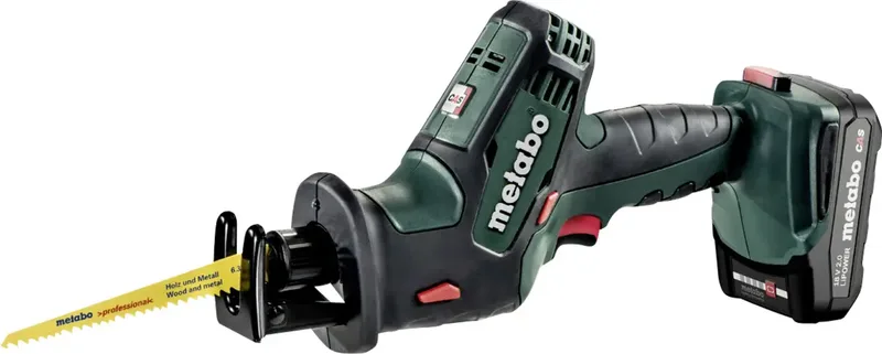 SSE 18 LTX Compact Akku-Säbelsäge 602266500 inkl. 2. Akku, mit Zubehör von Metabo – Produktbild