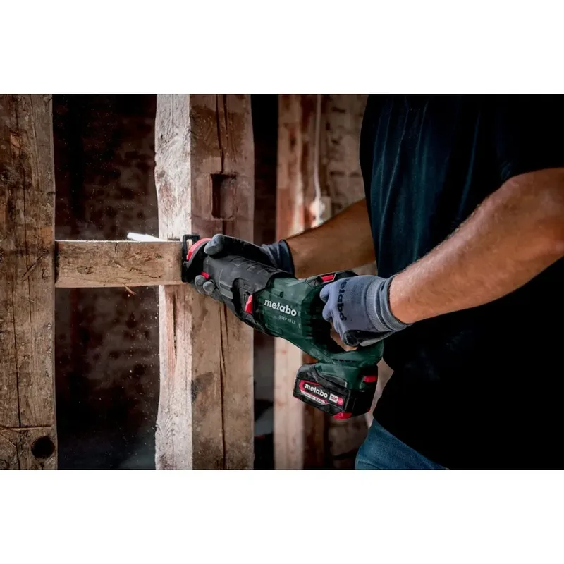 SSEP 18 LT Accu Reciprozaag 18V | excl. accu's en lader | in metabox van Metabo – productafbeelding 5 van 6