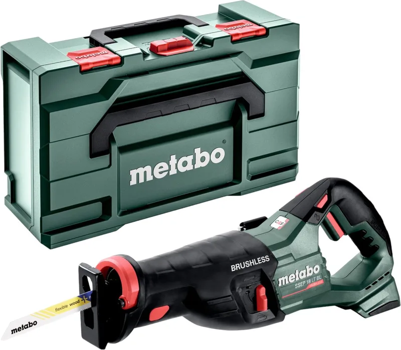 SSEP 18 LT BL Accu-reciprozaag 601617840 Zonder accu, Zonder lader, Incl. koffer 18 V van Metabo – productafbeelding 1 van 6
