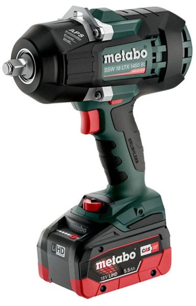 SSW 18 LTX 1450 BL (602401660) - Accu-Slagschroevendraaier/-Slagmoersleutel de Metabo – image du produit