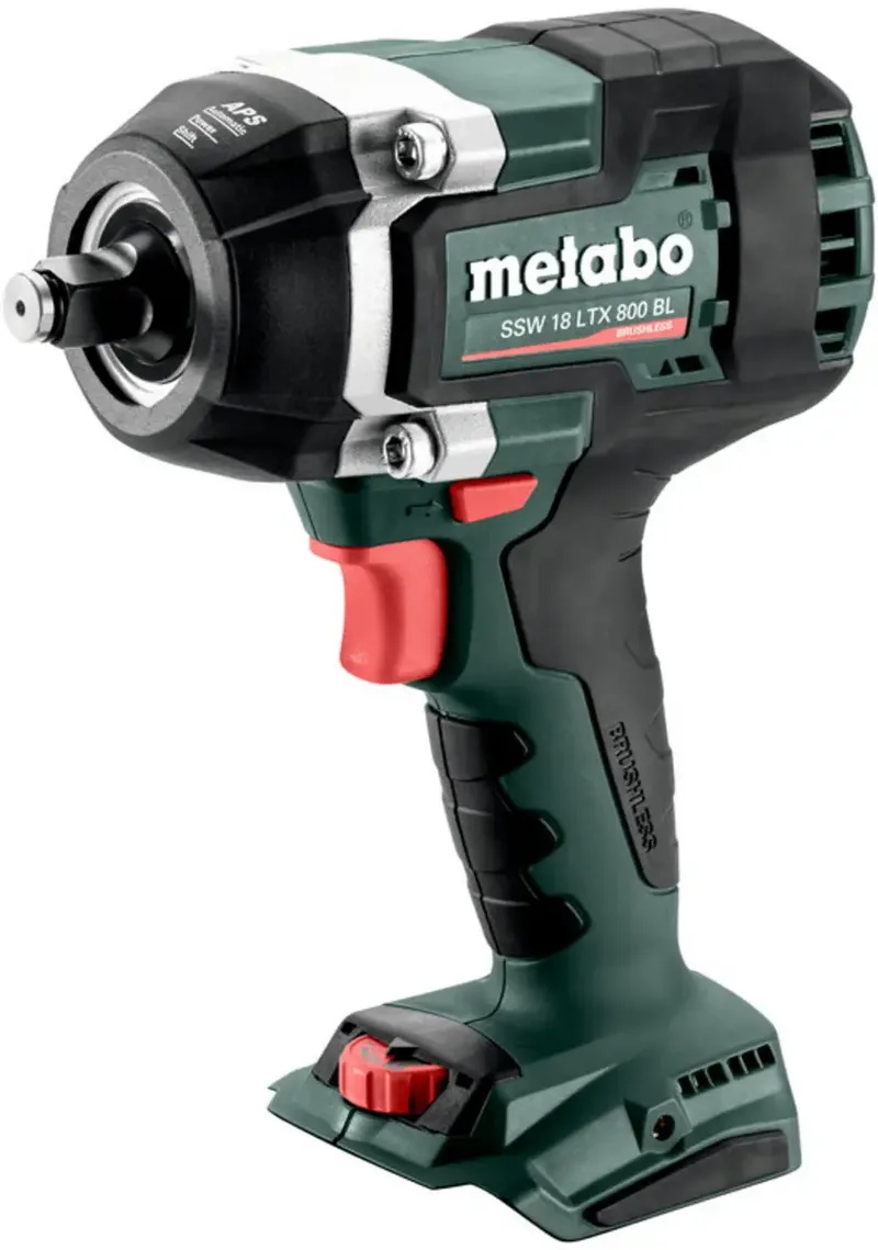 SSW 18 LTX 800 BL 602403840 Clé à chocs sans fil 800 Nm 18 V Nombre d’accus fournis 0 sans batterie, sans chargeur de Metabo – image du produit