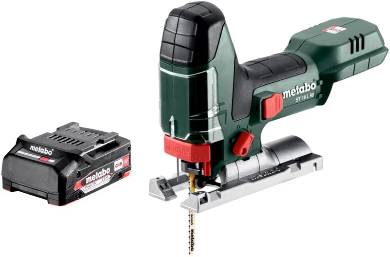 ST 18 L 90 accu-decoupeerzaag 18 V 90 mm + 1x accu 2,0 Ah - zonder oplader von Metabo – Produktbild
