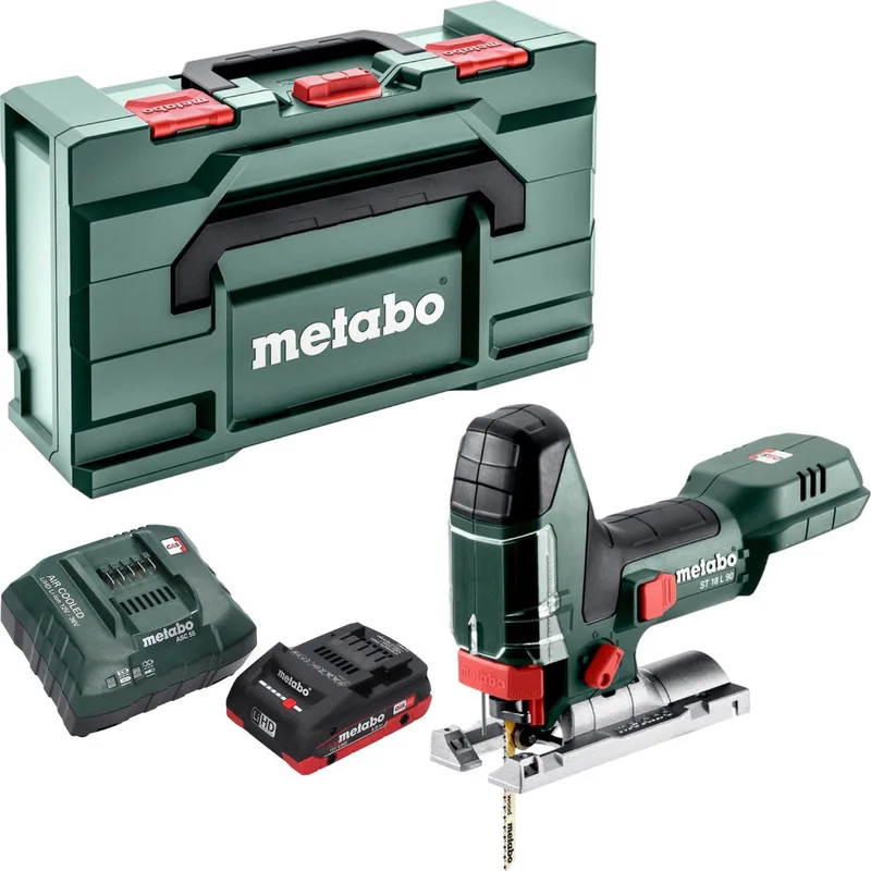 ST 18 L 90 accu-decoupeerzaag 18 V 90 mm + 1x LiHD-accu 4,0 Ah + oplader + Metabox von Metabo – Produktbild