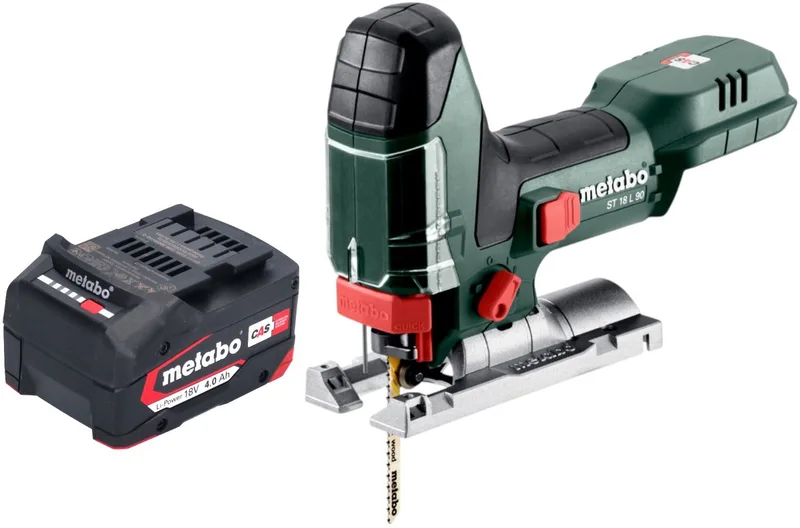 ST 18 L 90 accudecoupeerzaag 18 V 90 mm + 1x accu 4.0 Ah - zonder oplader von Metabo – Produktbild