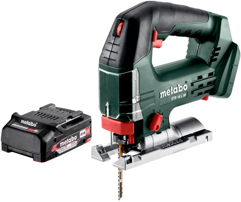STB 18 L 90 accu-decoupeerzaag 18 V 90 mm + 1x accu 2,0 Ah - zonder oplader von Metabo – Produktbild