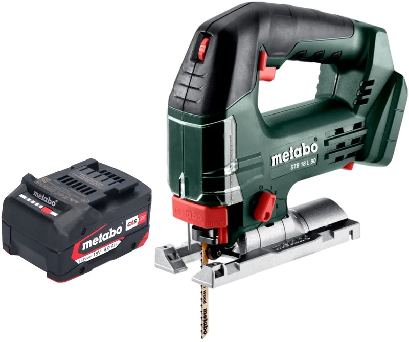 STB 18 L 90 accu-decoupeerzaag 18 V 90 mm + 1x accu 4,0 Ah - zonder lader de Metabo – image du produit