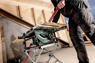 TS 254 M + Stand TSU Tafelcirkelzaag 254 mm 1500 W 230 V de Metabo – image du produit 2 sur 2