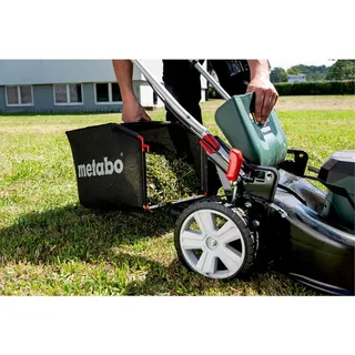 Tuinapparatuur - 26 V ACCU grasmaaier, 46 cm bereik, zonder accu, laders 601606850 van Metabo – productafbeelding 3 van 6