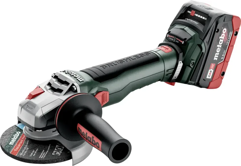 WB 18 LT BL 11-125 613054660 Akku-Winkelschleifer 125 mm 18 V 5.5 Ah von Metabo – Produktbild