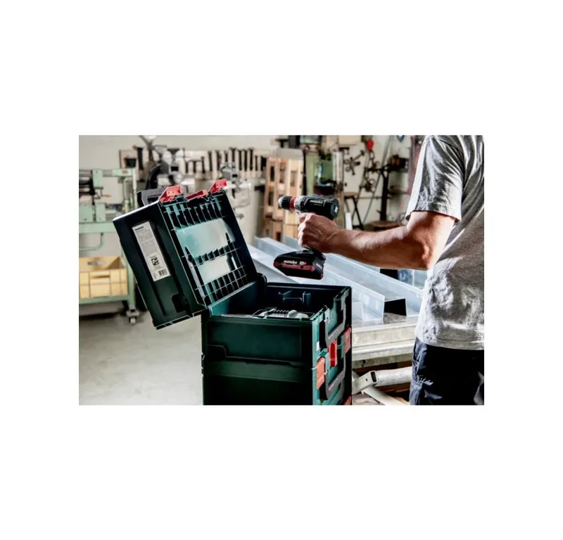 metaBOX 145 626886000 Værktøjskuffert ABS Grøn/rød (L x B x H) 396 x 296 x 145 mm fra Metabo, Grøn, Rød – produktbillede 2 af 5