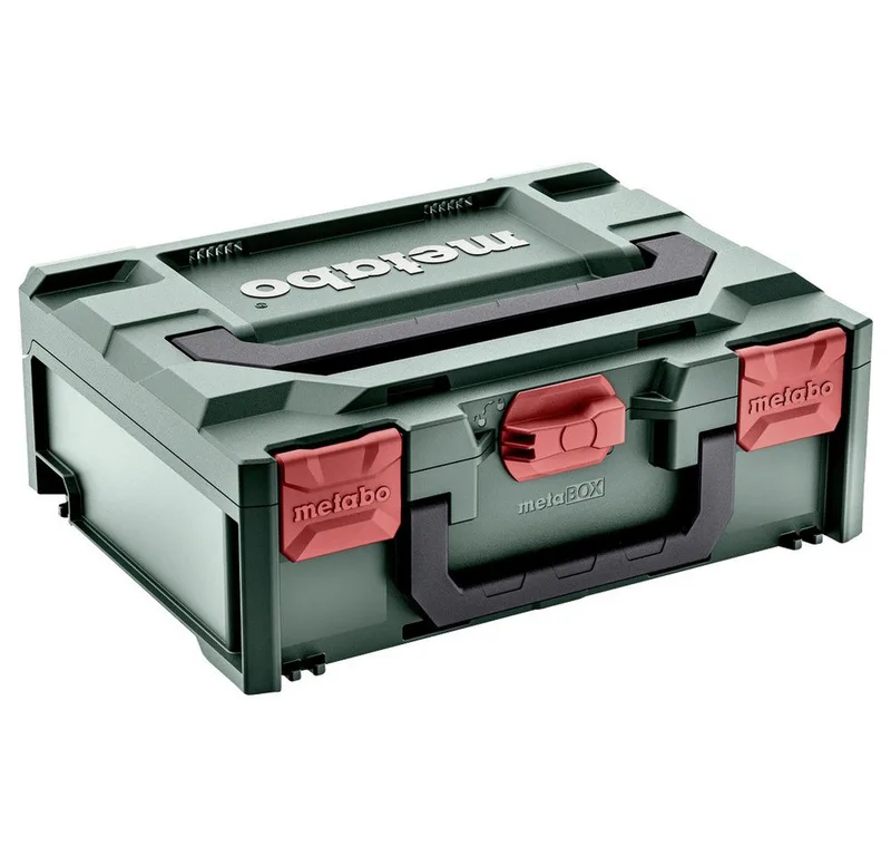 metaBOX 145 626886000 Værktøjskuffert ABS Grøn/rød (L x B x H) 396 x 296 x 145 mm fra Metabo, Grøn, Rød – produktbillede 1 af 5