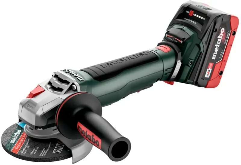 WPB 18 LT BL 11-125 613059660 Akku-Winkelschleifer 125 mm 18 V 5.5 Ah by Metabo – product image