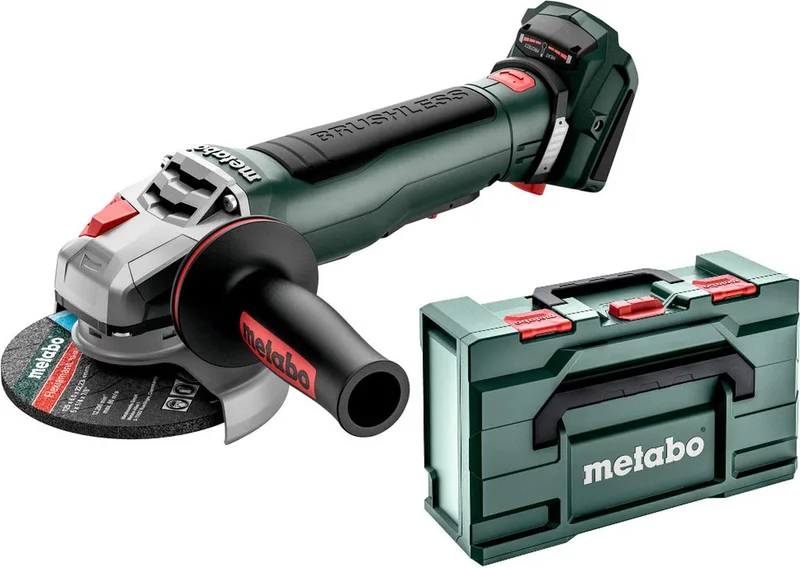 WPB 18 LT BL 11-125 HAAKSE SLIJPER 18V - QUICK BODY - IN METABOX 165L by Metabo – product image