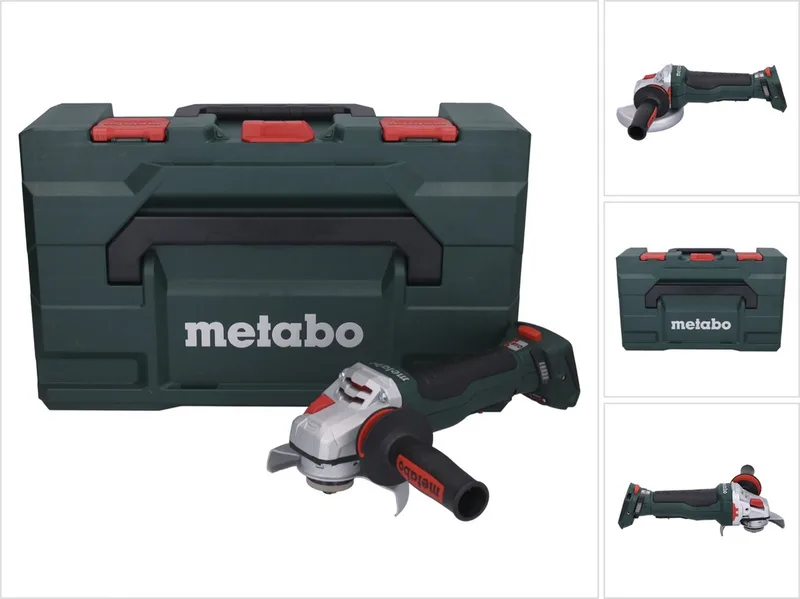 WPBA 18 LTX BL 15-125 Quick DS accu haakse slijper 18 V 125 mm borstelloos + metaBOX ( 601734840 ) - zonder accu, zonder lader de Metabo – image du produit