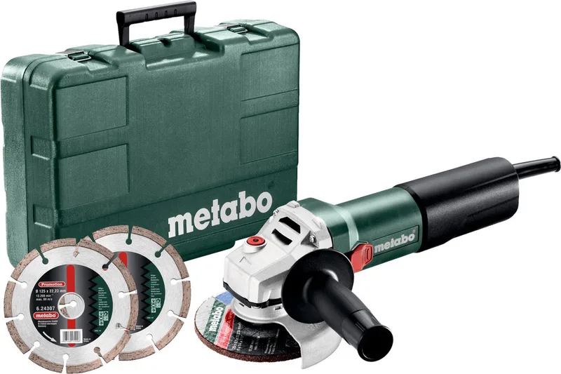 WQ 1100-125 Set - Haakse slijper by Metabo – product image
