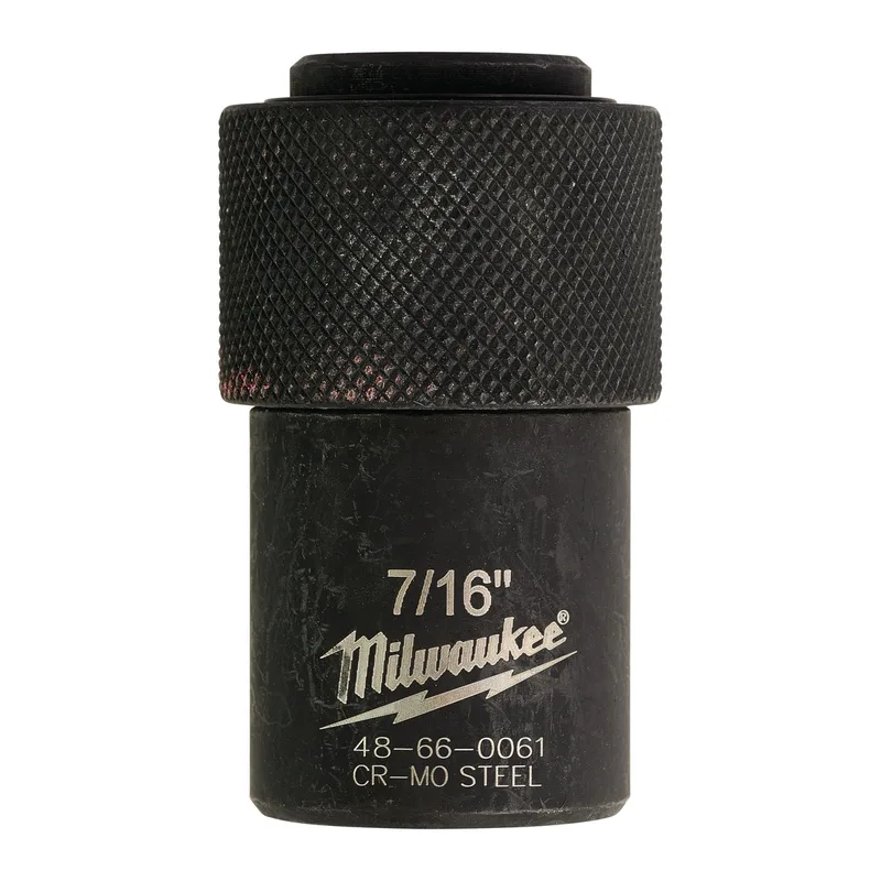 ½" 7/16" Krachtdop Adapter Vierkant - Zeskant - 48660061 by Milwaukee – product image