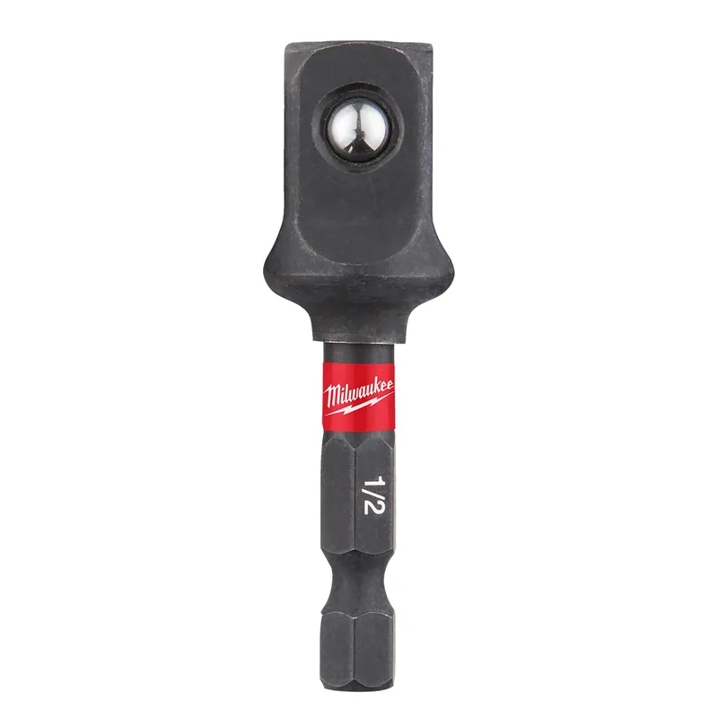 ¼" ½" SchockWave™ Krachtdop Adapter Zeskant - Vierkant - 4932478803 by Milwaukee – product image