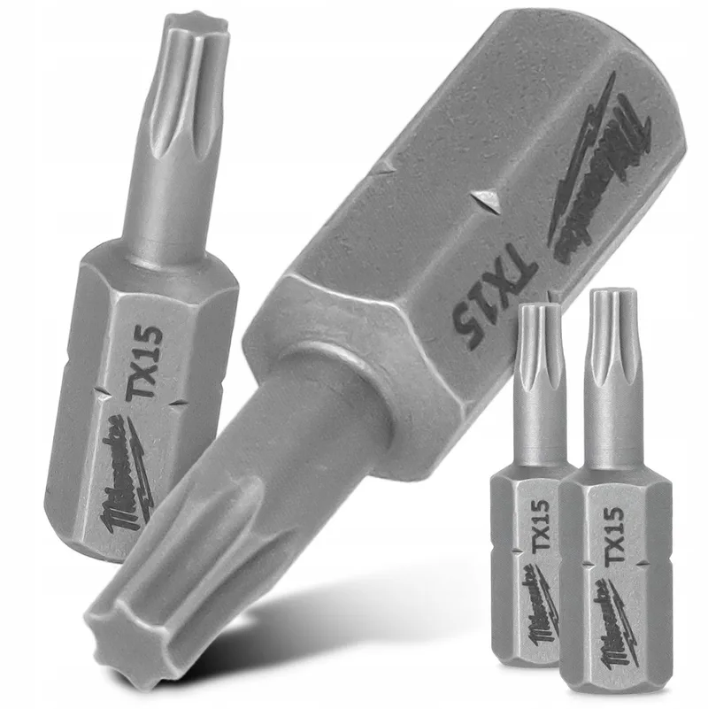 2x Milwaukee Torx TX15 Bits 25mm Magnetisch - Staal S2 by Milwaukee – product image