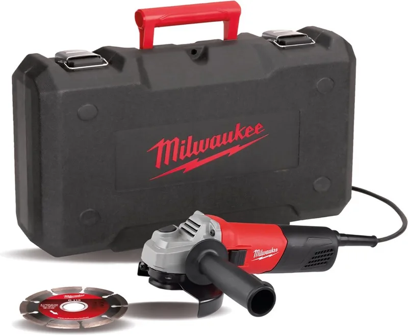 AG 800-115 E D-SET Haakse Slijper 115mm 800W in koffer - 4933451281 von Milwaukee – Produktbild
