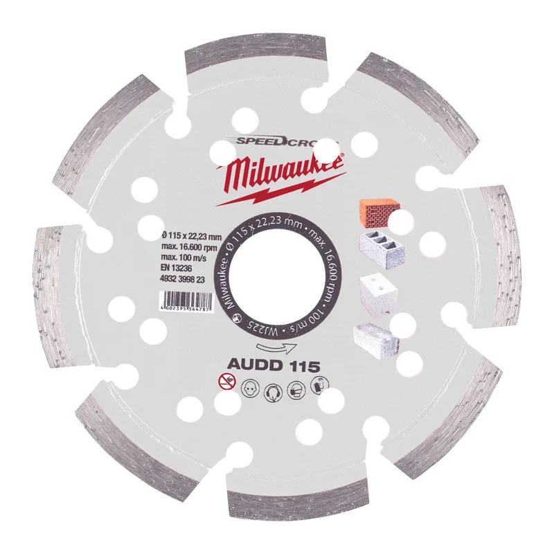 AUDD 115 x 22,23 x 2,6 mm Diamantschijf - 4932399823 by Milwaukee – product image