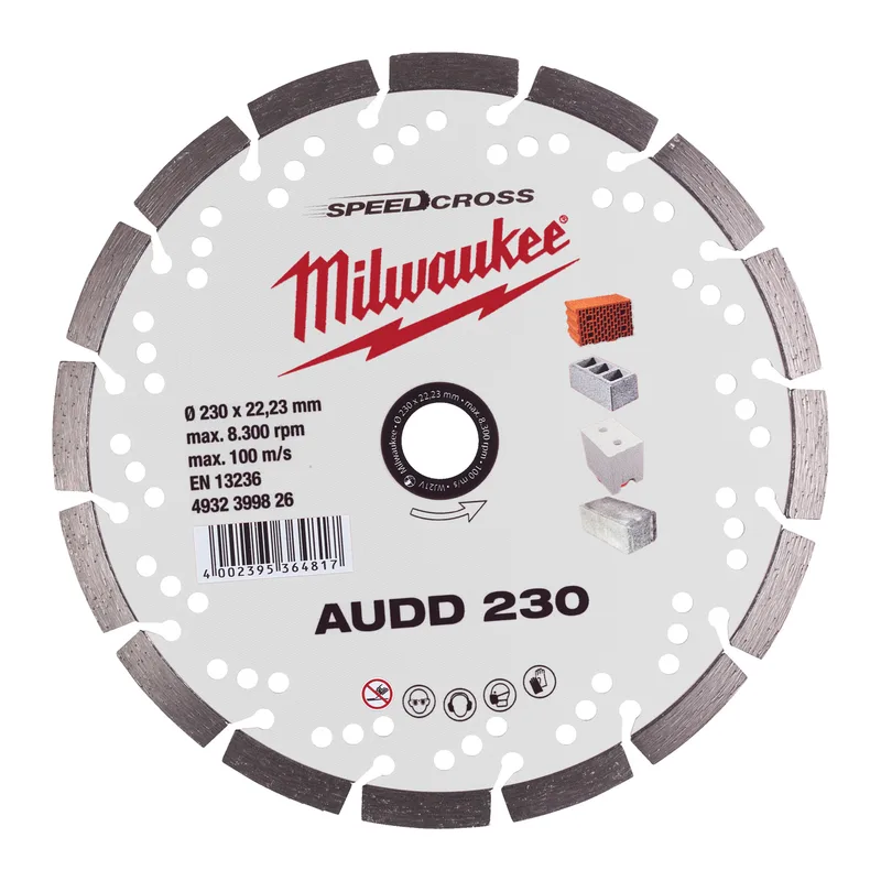 AUDD 230 x 22,23 x 2,6 mm Diamantschijf - 4932399826 von Milwaukee – Produktbild