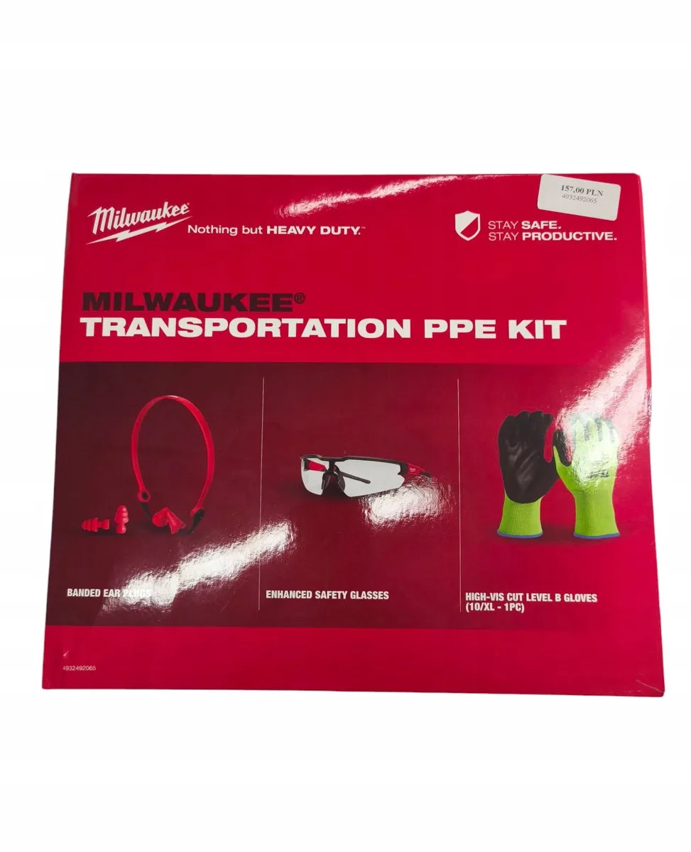 Beveiligingsset: Bril, Oordopjes & Handschoenen L (4932492064) de Milwaukee – image du produit
