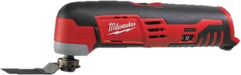 C12 MT-0 12V Li-Ion Accu multitool body + 8 delige accessoireset - variabel van Milwaukee – productafbeelding