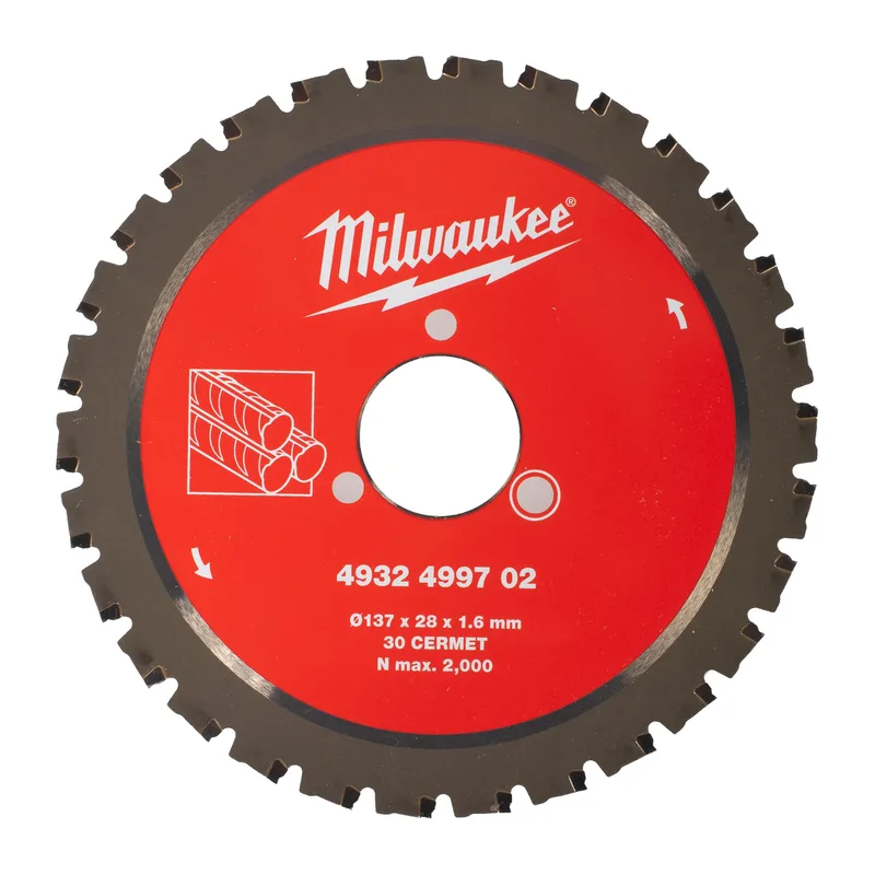 Cirkelzaagblad betonstaal 137 x 28 x 1,6 mm 30T - 4932499702 de Milwaukee – image du produit