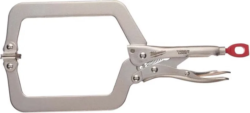 Deep reach clamp with swivel jaws 230 mm - 4932472258 by Milwaukee, Silver – product image