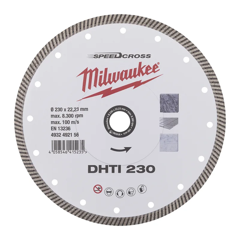 DHTI 230 x 22,23 x 2,3 mm Diamantschijf - Speedcross - 4932492156 von Milwaukee – Produktbild
