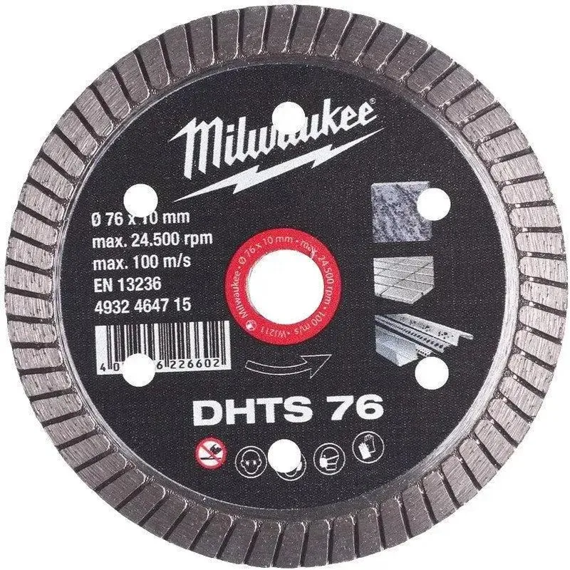 DHTS 76 x 10,0 x 1,0 mm Diamantschijf - 4932464715 von Milwaukee – Produktbild