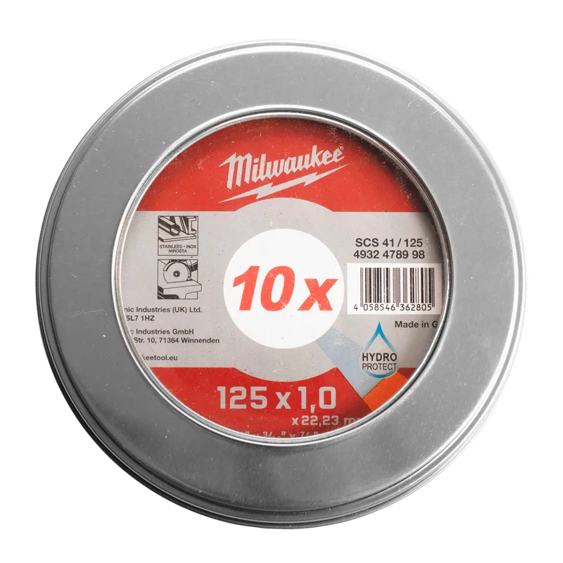 Doorslijpschijf metaal 125 x 1 mm PRO+ SCS41 (10 stuks) - 4932478998 von Milwaukee – Produktbild