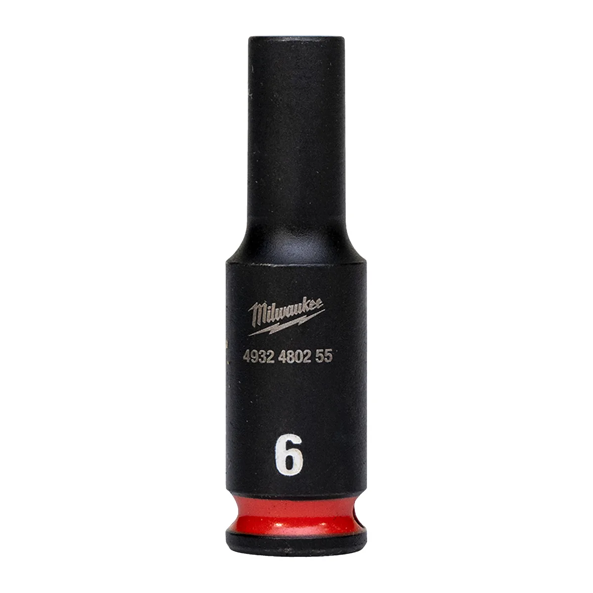 Dop SHOCKWAVE 1/4" lang 6 mm - 4932480255 van Milwaukee – productafbeelding