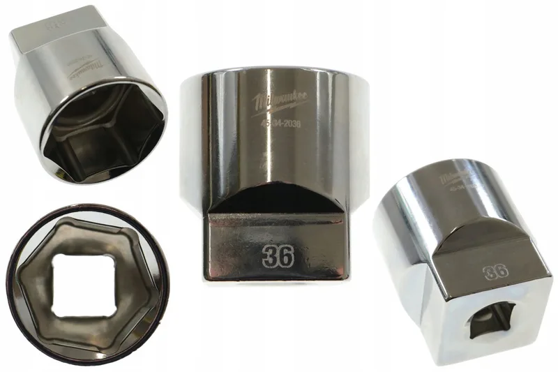Dopsleutel 1/2" 36mm Chroom Zeskant by Milwaukee – product image