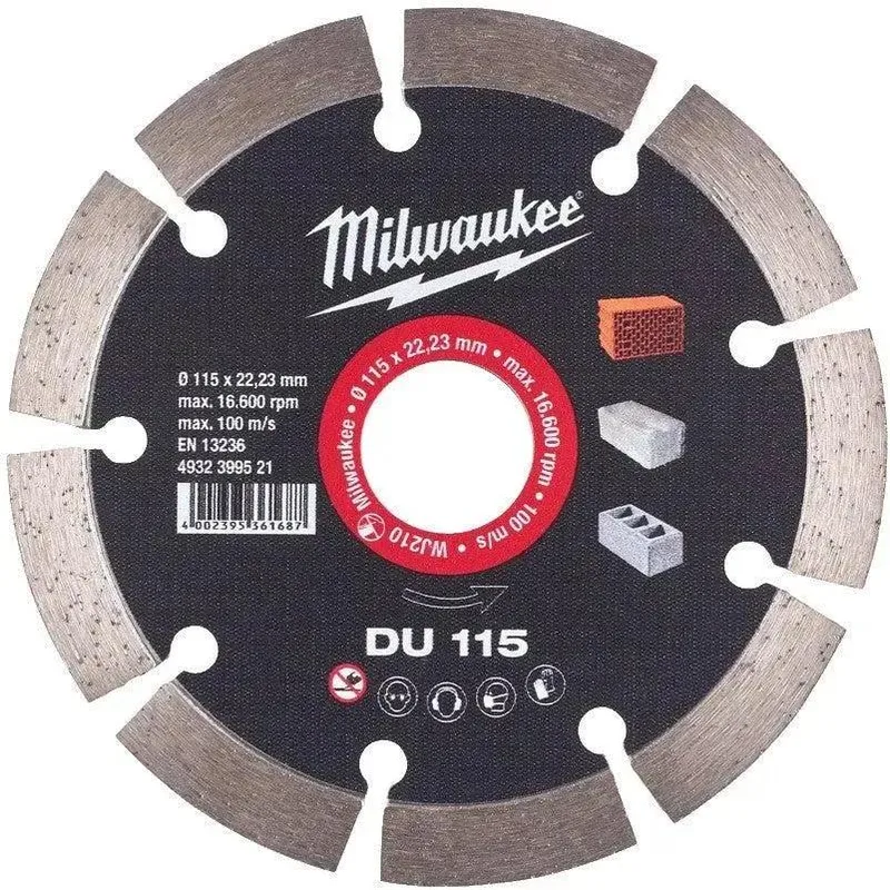 DU 115 x 22,23 x 2,2 mm Diamantschijf - 4932399521 von Milwaukee – Produktbild