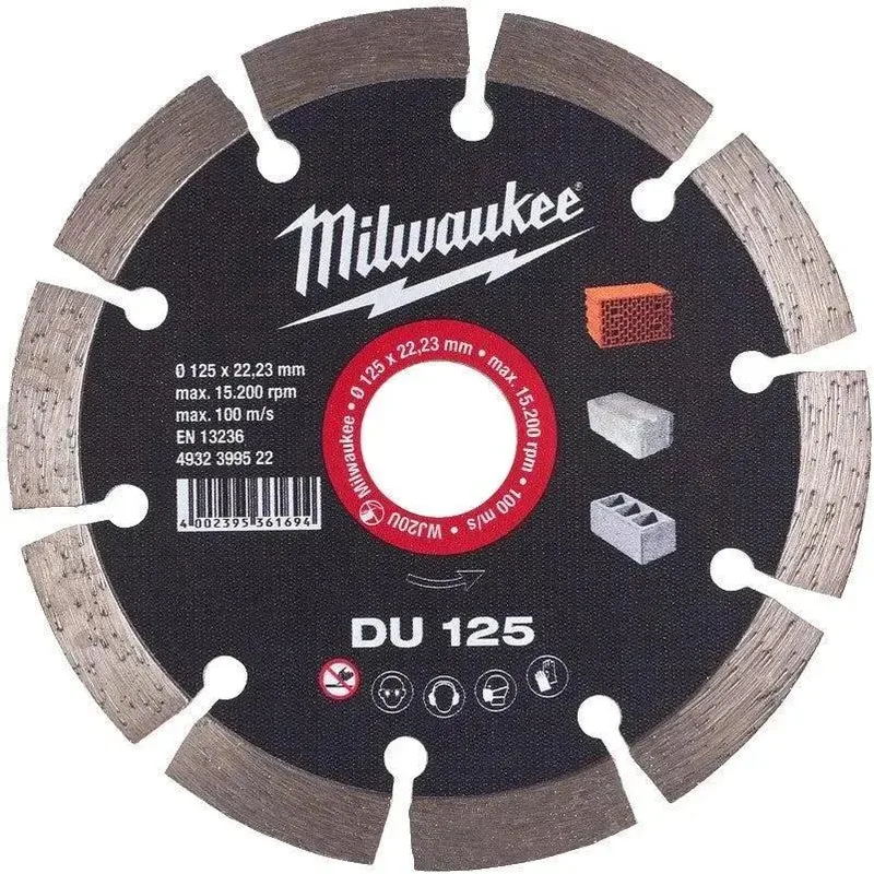 DU 125 x 22,23 x 2,3 mm Diamantschijf - 4932399522 von Milwaukee – Produktbild