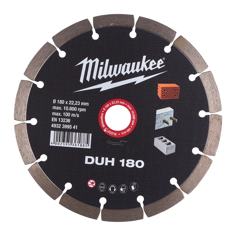 DUH 180 x 22,23 x 2,4 mm Diamantschijf - 4932399541 von Milwaukee – Produktbild