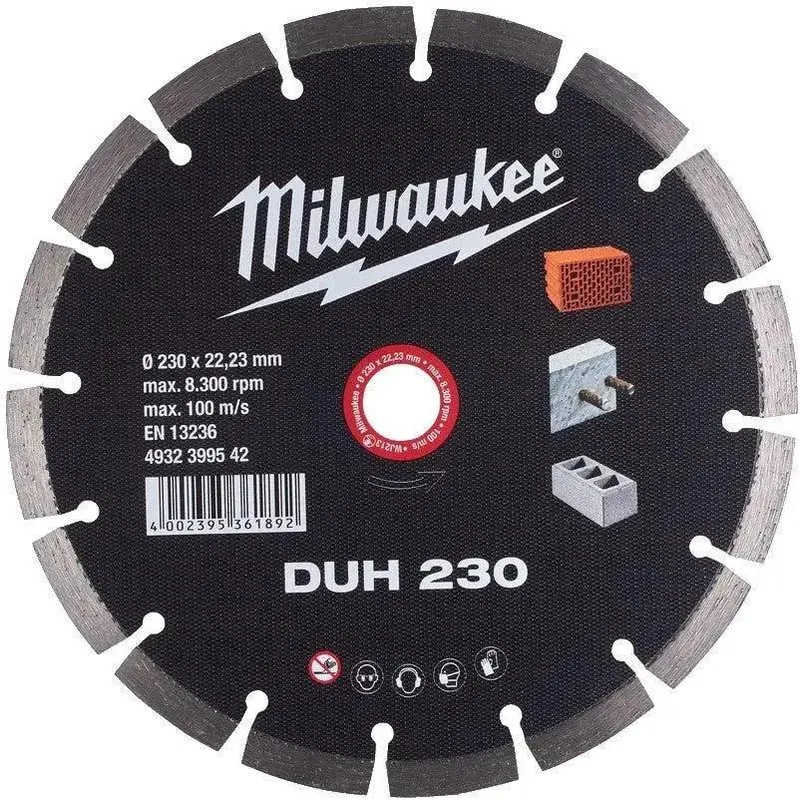 DUH 230 x 22,23 x 2,6 mm Diamantschijf - 4932399542 de Milwaukee – image du produit