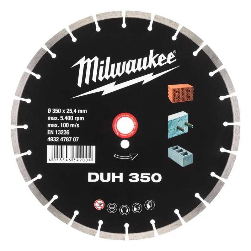 DUH 350 x 25,4 x 2,8 mm Diamantschijf - CIS Professional - 4932478707 von Milwaukee – Produktbild