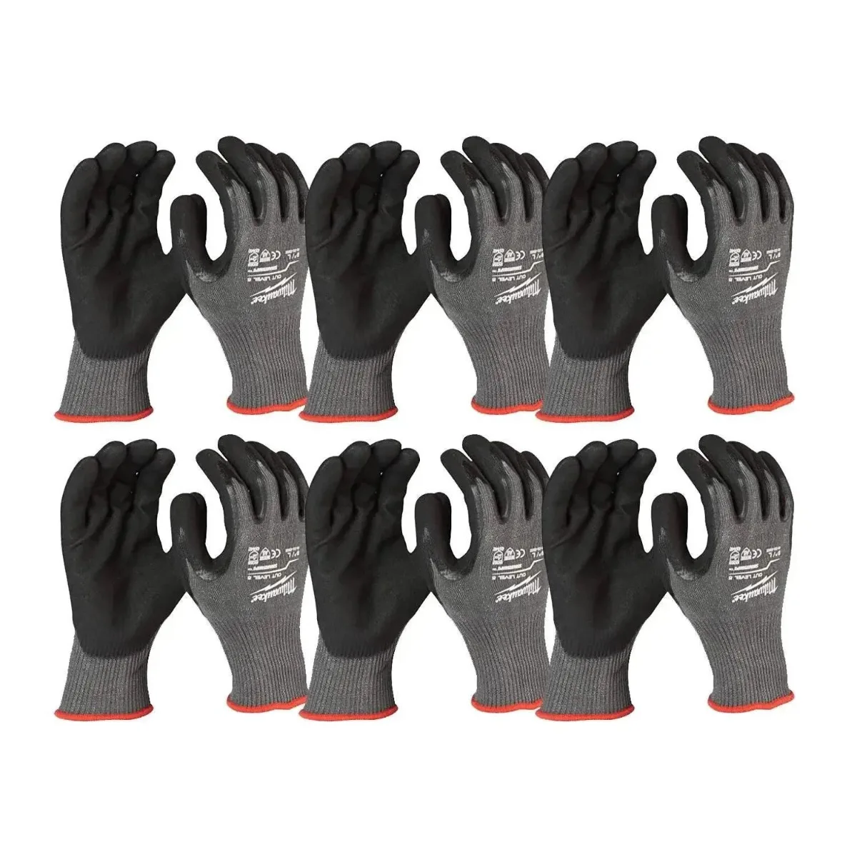 Handschoenen snijklasse 5/E | 12-pack - 4932501279 van Milwaukee, XL/10 – productafbeelding