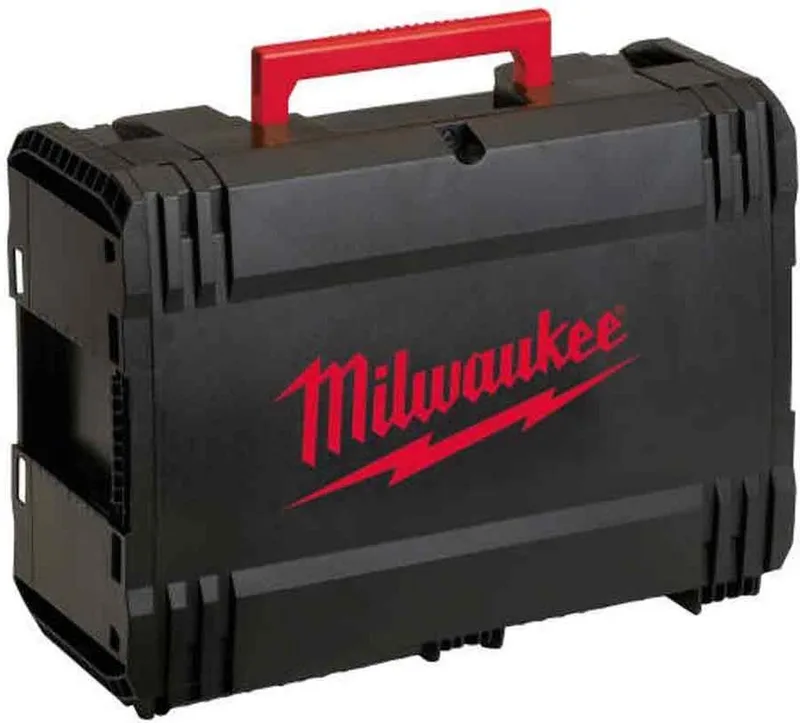 HD gereedschapskist transportkoffer met snelsluiting maat 1 ( 4932453385 ) fra Milwaukee, Sort – produktbillede