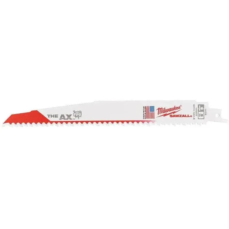 Heavy duty AX reciprozaagbladen voor hout met spijkers AX 230- (25 stuks) - 48008026 de Milwaukee – image du produit