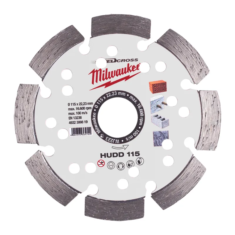 HUDD 115 x 22,23 x 2,6 mm Diamantschijf - Speedcross - 4932399819 von Milwaukee – Produktbild