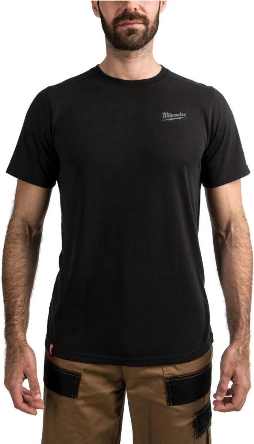 Hybrid HTSS T-shirt Short Sleeve Regular Fit från Milwaukee, Blå – produktbild