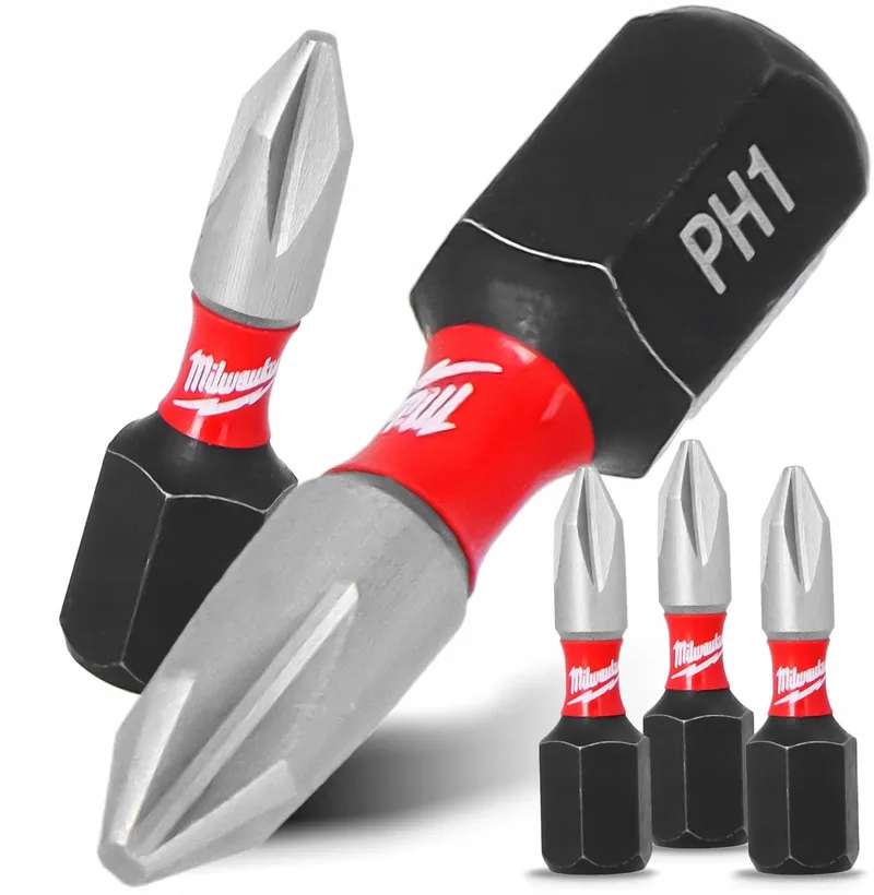 Impact Bit PH1 25mm Magnetisch - 3 Stuks by Milwaukee – product image