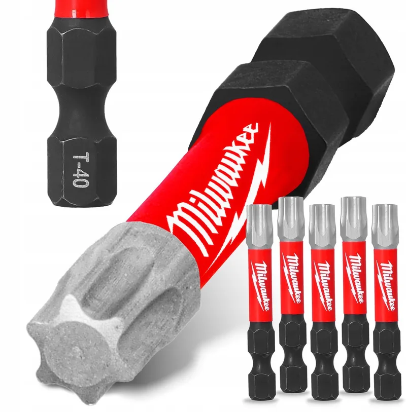 Impact Bit TX40 50mm 5 Stuks - Magnetisch van Milwaukee – productafbeelding