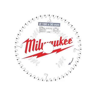 Kreissägeblatt Holz für Handkreissägen (190/30 mm Z48 Wechselzahn) de Milwaukee – image du produit 1 sur 2