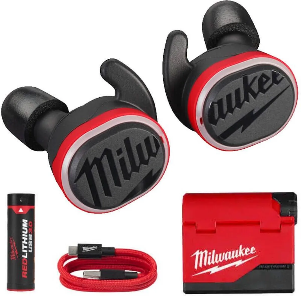 L4 RLEPB-301 Gehoorbescherming met Bluetooth® - inear koptelefoon Milwaukee oortjes met gehoorbescherming 4933478750 van Milwaukee – productafbeelding